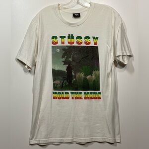 Vintage Stussy “Hold The Medz” Graphic Tee
